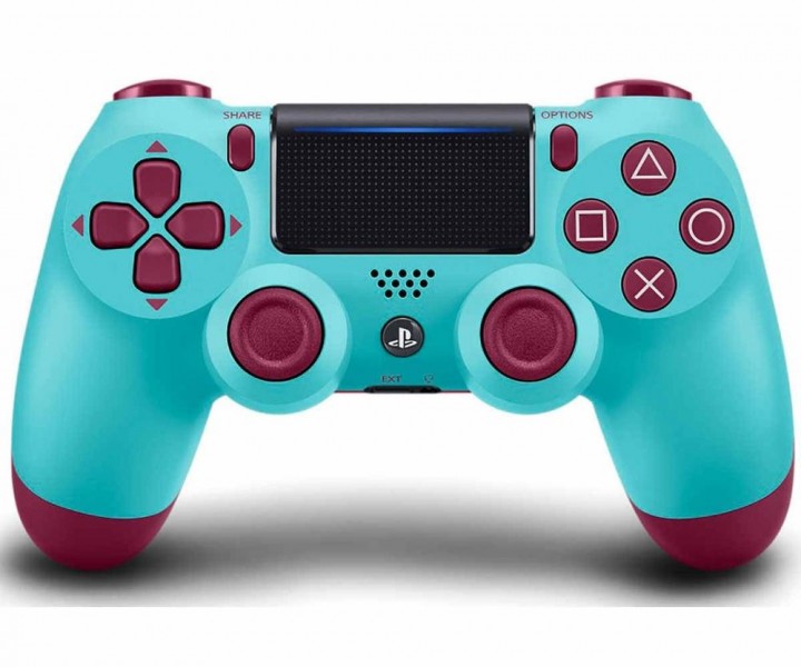 Геймпад Sony Dualshock 4 v2 Голубой/бордовый